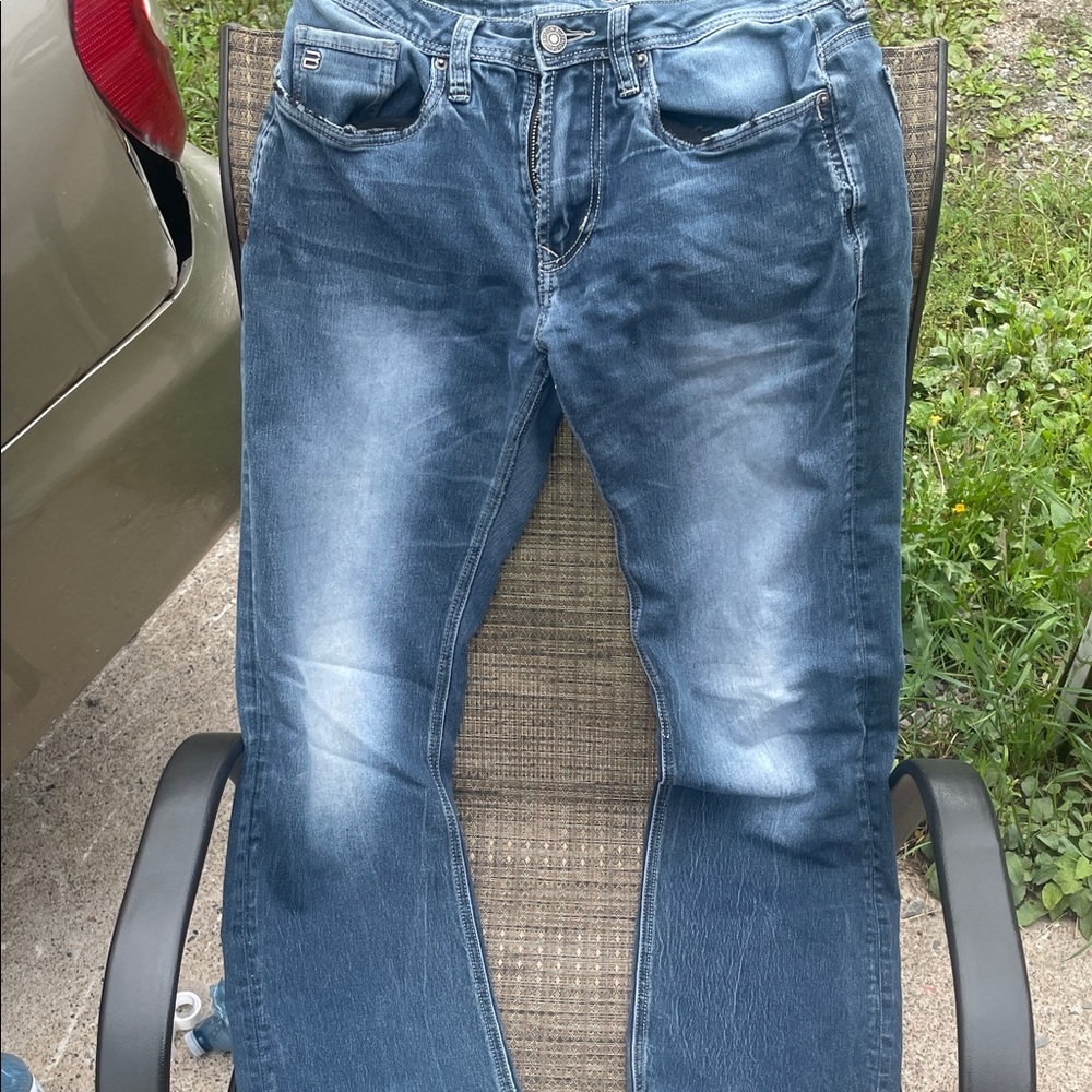 Classic Denim Straight-Leg Jeans